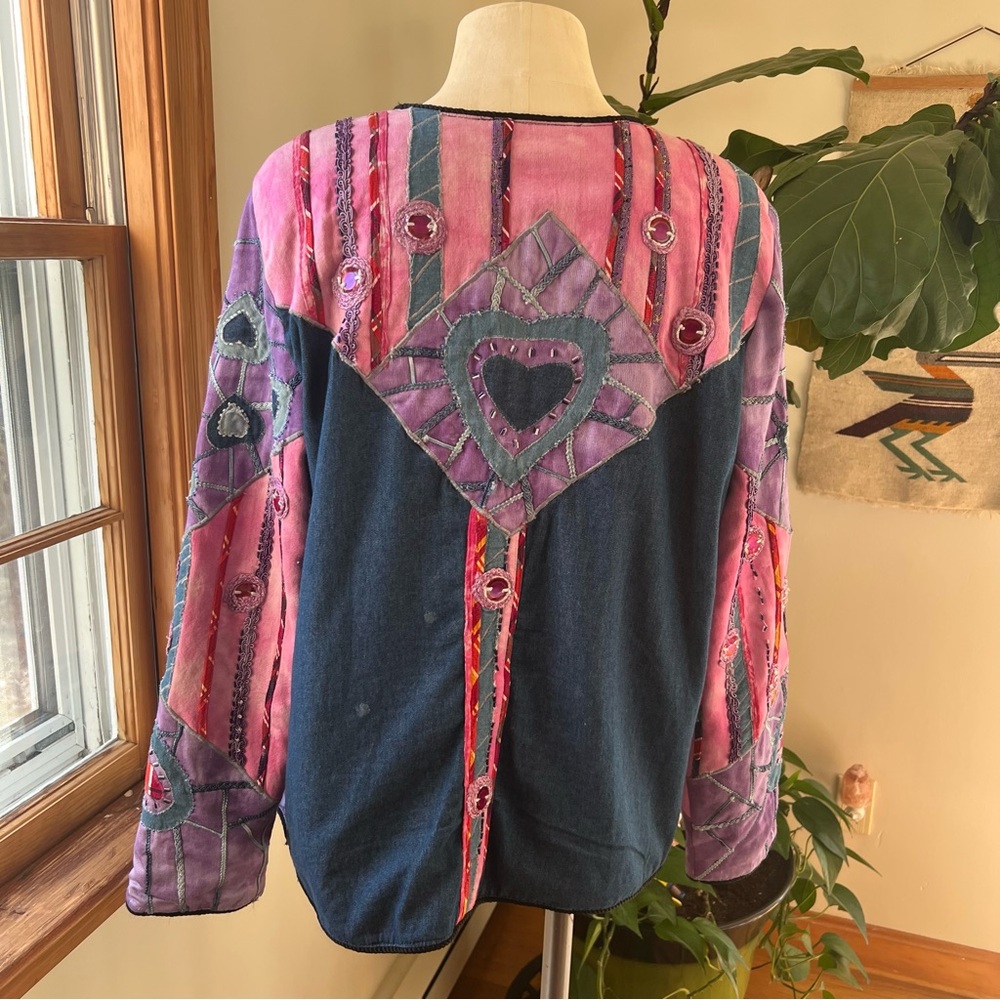 Eclectic Patchwork, Embroidered And Embellished N… - image 6